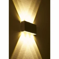 Applique murale Bleuchten Stream LED Aluminium, 6 lumières