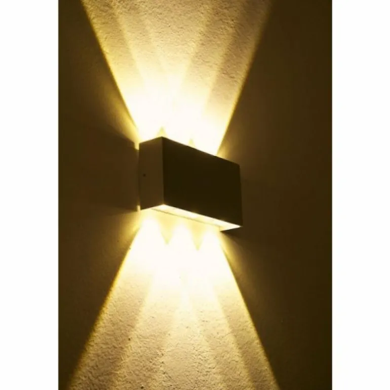 Applique murale Bleuchten Stream LED Aluminium, 6 lumières