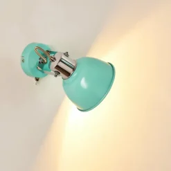 Applique murale Borik Turquoise, 1 lumière