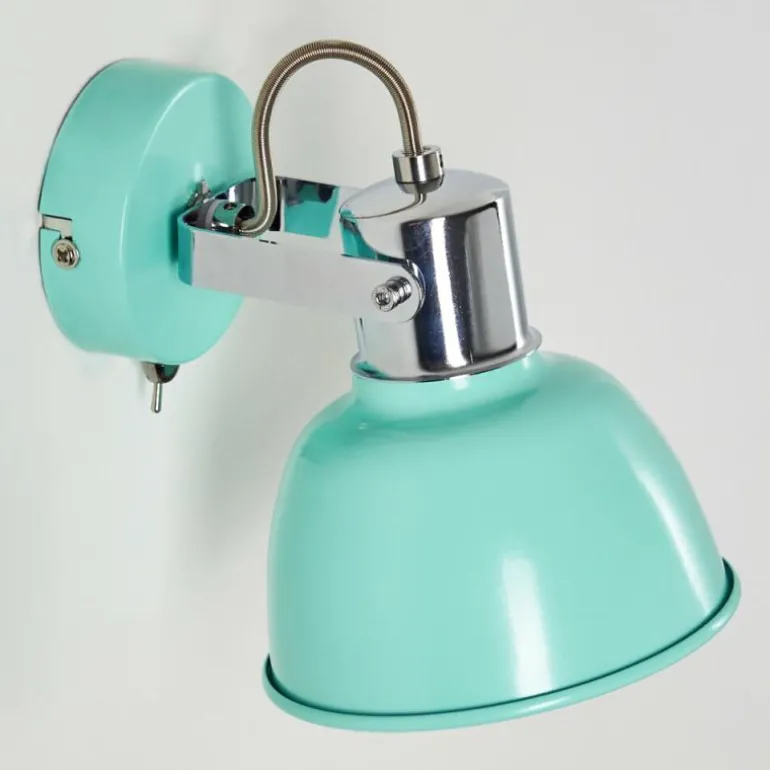 Applique murale Borik Turquoise, 1 lumière