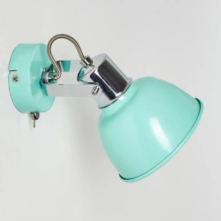 Applique murale Borik Turquoise, 1 lumière