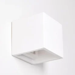 Applique murale Braslo Blanc, 1 lumière