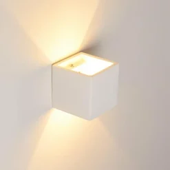 Applique murale Braslo Blanc, 1 lumière