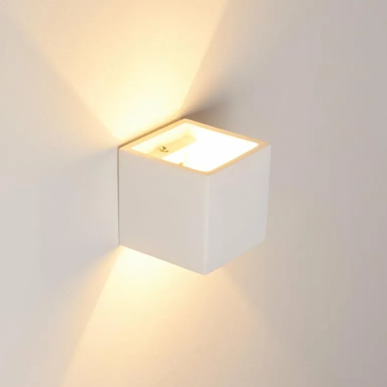 Applique murale Braslo Blanc, 1 lumière