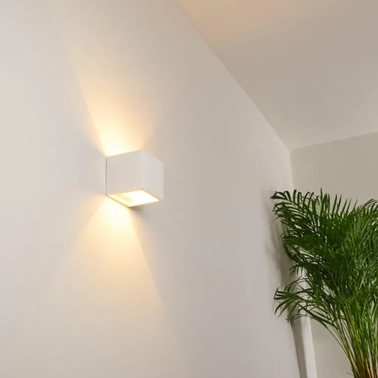 Applique murale Braslo Blanc, 1 lumière