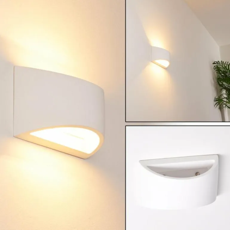 Applique murale Braslo Blanc, 1 lumière