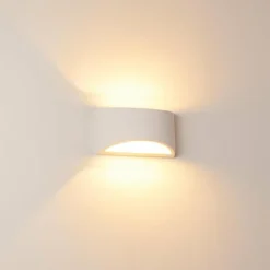 Applique murale Braslo Blanc, 1 lumière