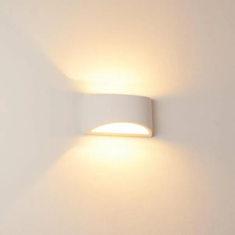 Applique murale Braslo Blanc, 1 lumière