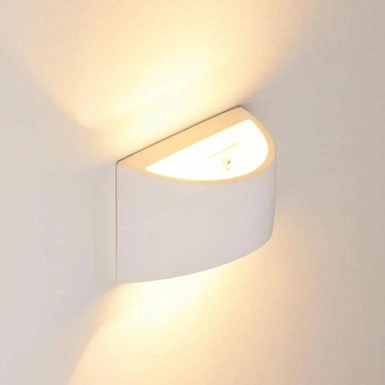 Applique murale Braslo Blanc, 1 lumière