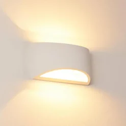 Applique murale Braslo Blanc, 1 lumière