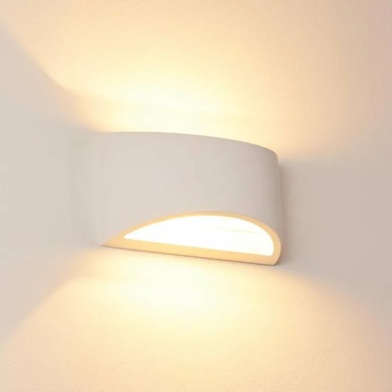 Applique murale Braslo Blanc, 1 lumière