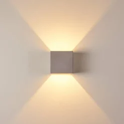 Applique murale Braslo Gris, 1 lumière