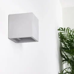 Applique murale Braslo Gris, 1 lumière