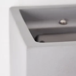 Applique murale Braslo Gris, 1 lumière