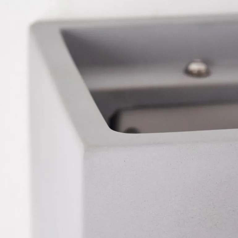 Applique murale Braslo Gris, 1 lumière