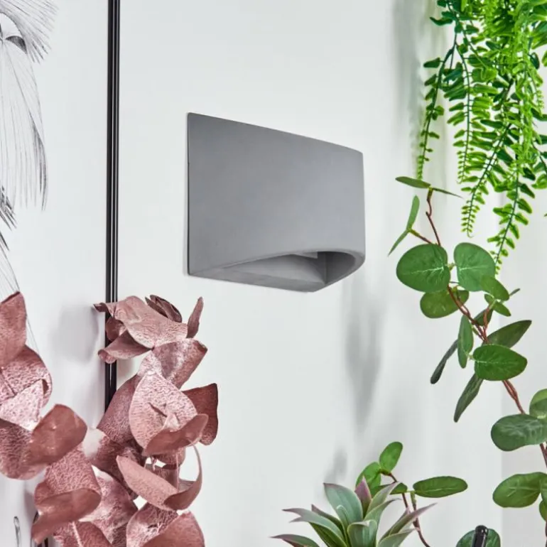 Applique murale Braslo Gris, 1 lumière