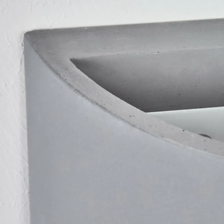 Applique murale Braslo Gris, 1 lumière