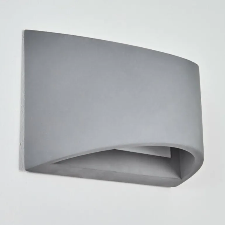 Applique murale Braslo Gris, 1 lumière