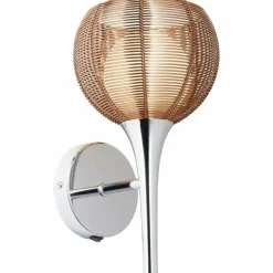 Applique murale Brilliant RELAX Bronze, Chrome, 1 lumière