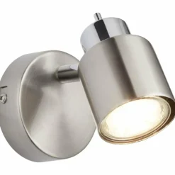 Applique murale Brilliant ANDRES Chrome, Nickel mat, 1 lumière