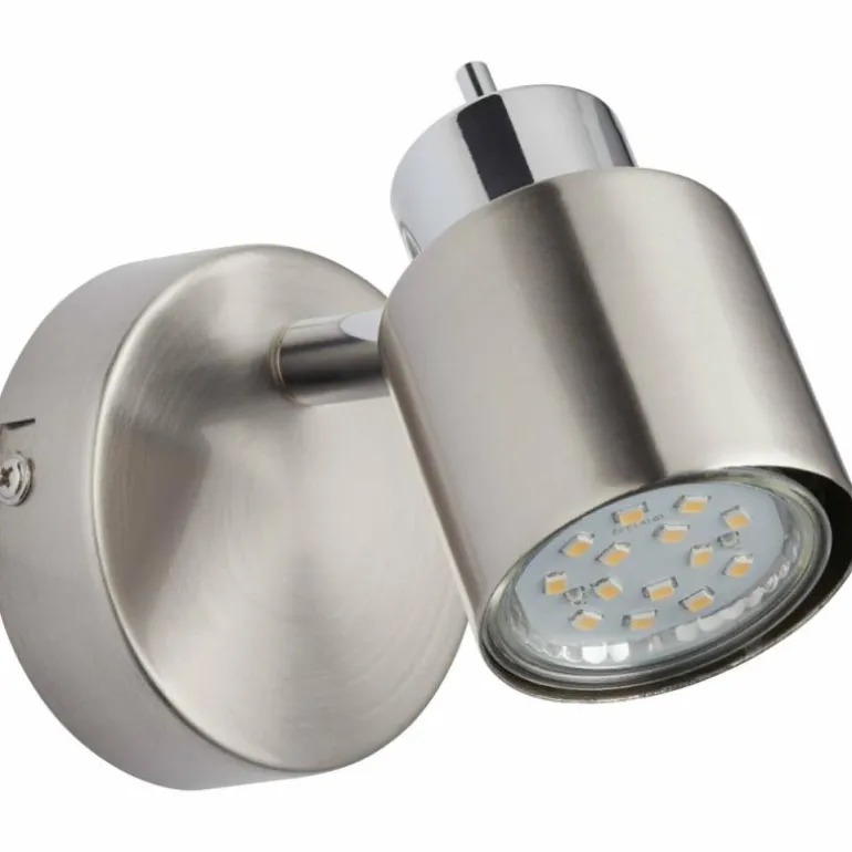 Applique murale Brilliant ANDRES Chrome, Nickel mat, 1 lumière