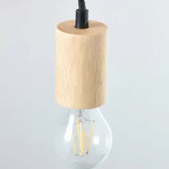 Applique murale Brilliant Jenji Bois foncé, Noir, 1 lumière