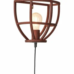 Applique murale Brilliant Matrix Rouille, 1 lumière