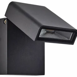 Applique murale Brilliant Toya LED Noir, 1 lumière