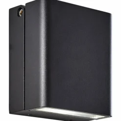 Applique murale Brilliant Toya LED Noir, 1 lumière