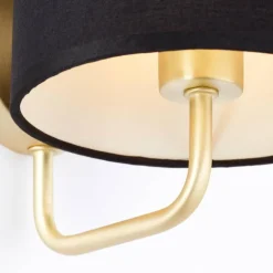 Applique murale Brilliant Clarie Laiton, 1 lumière