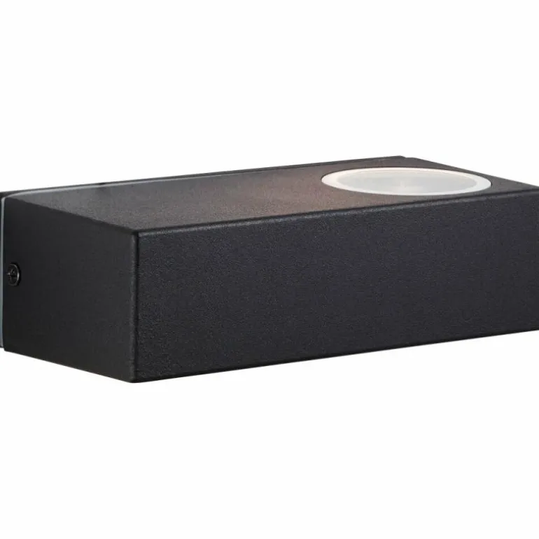 Applique murale Brilliant Abbot LED Anthracite, 2 lumières