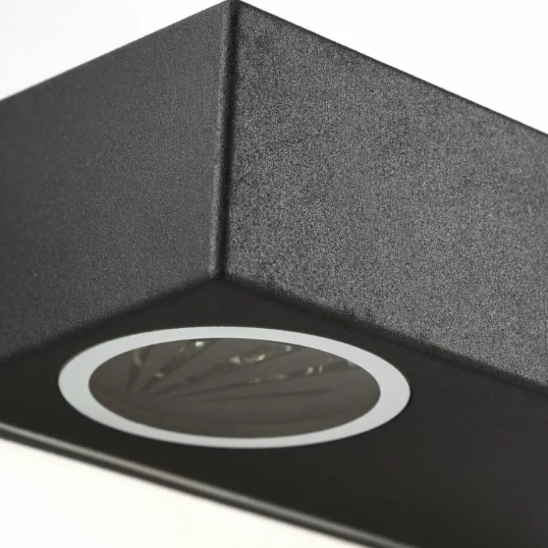 Applique murale Brilliant Abbot LED Anthracite, 2 lumières