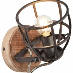 Applique murale Brilliant Matrix Noir, 1 lumière