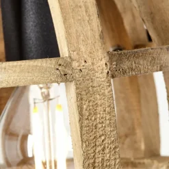 Applique murale Brilliant Matrix Wood Brun, Noir, 1 lumière