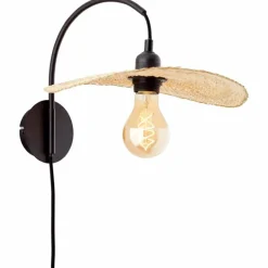 Applique murale Brilliant Jefter Noir, 1 lumière