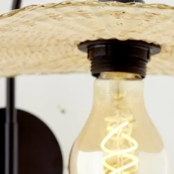 Applique murale Brilliant Jefter Noir, 1 lumière