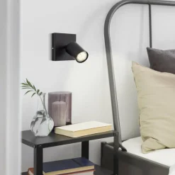 Applique murale Brilliant Jello LED Noir, 1 lumière