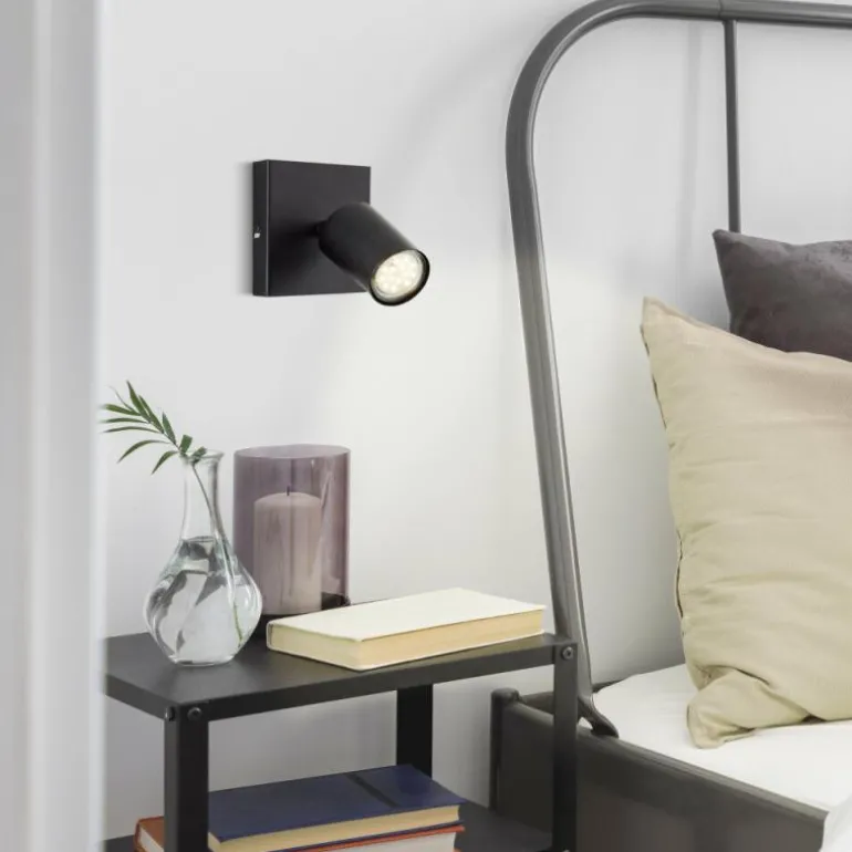 Applique murale Brilliant Jello LED Noir, 1 lumière