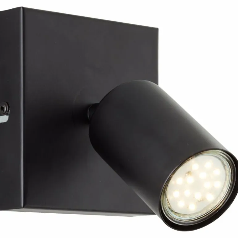 Applique murale Brilliant Jello LED Noir, 1 lumière