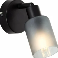 Applique murale Brilliant Loralie Noir, 1 lumière