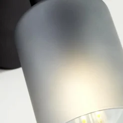 Applique murale Brilliant Loralie Noir, 1 lumière