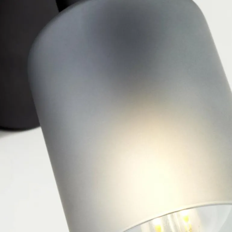 Applique murale Brilliant Loralie Noir, 1 lumière