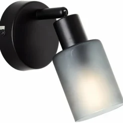 Applique murale Brilliant Loralie Noir, 1 lumière