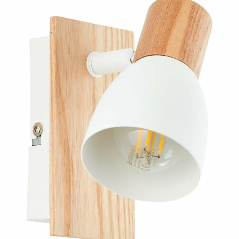 Applique murale Brilliant Daintree Écru, Blanc, 1 lumière