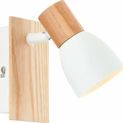 Applique murale Brilliant Daintree Écru, Blanc, 1 lumière