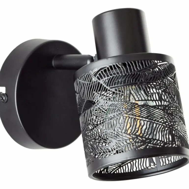 Applique murale Brilliant Bano Noir, 1 lumière