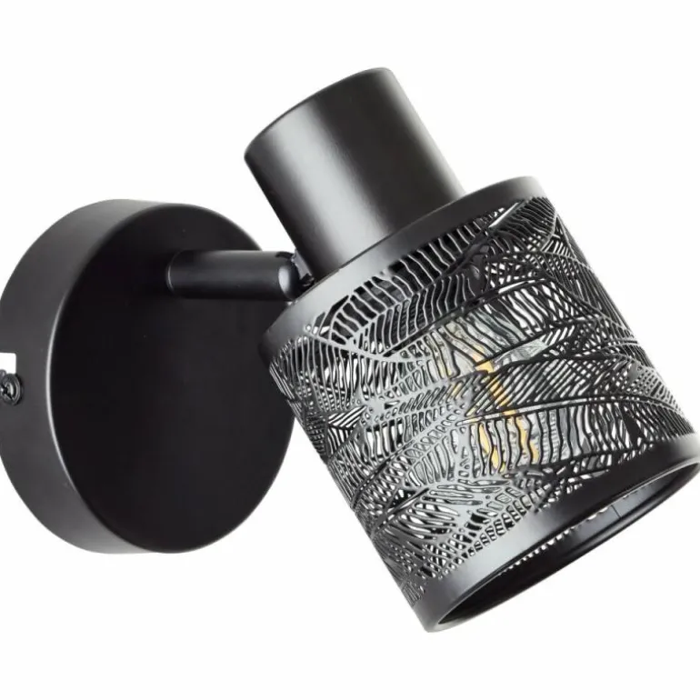 Applique murale Brilliant Bano Noir, 1 lumière