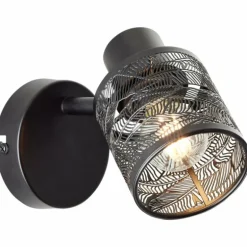 Applique murale Brilliant Bano Noir, 1 lumière