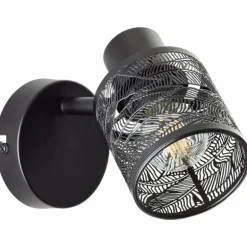 Applique murale Brilliant Bano Noir, 1 lumière