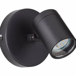 Applique murale Brilliant Alessia Noir, 1 lumière